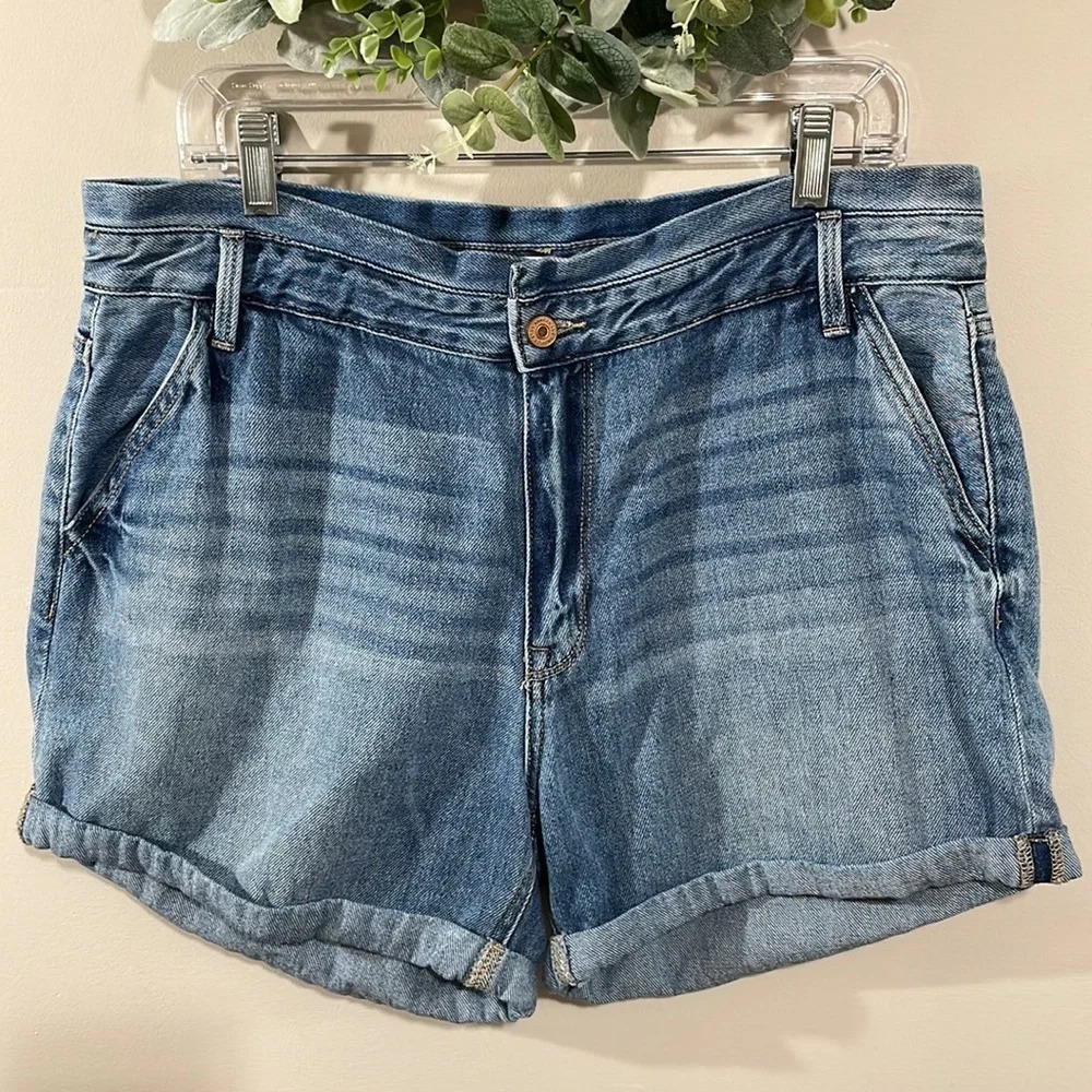 KanCan Lansing High Rise Denim Jean Shorts 31